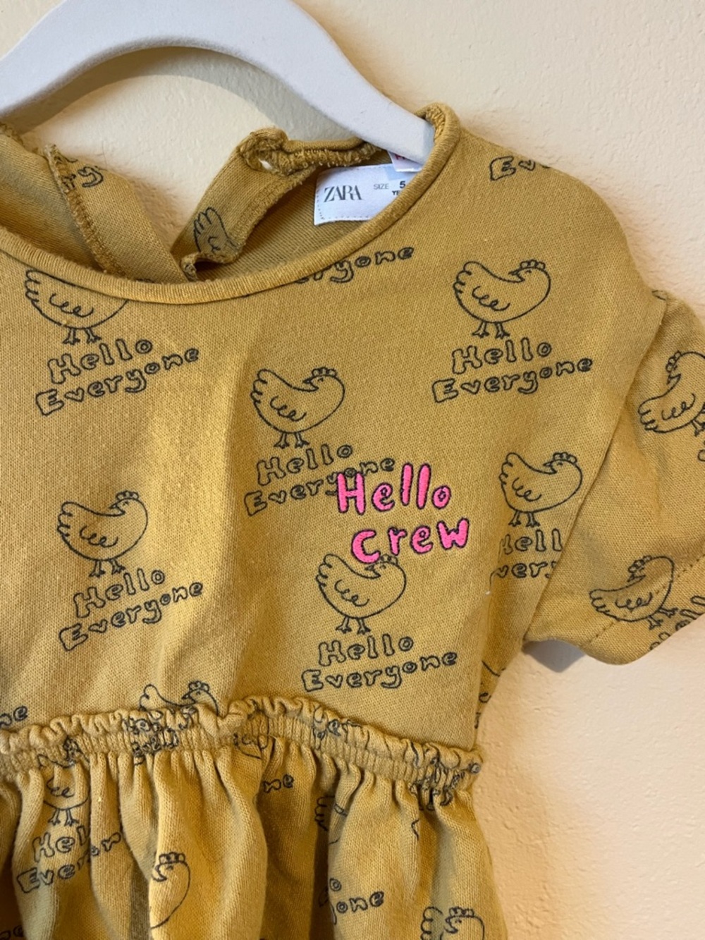 Yellow Zara dress